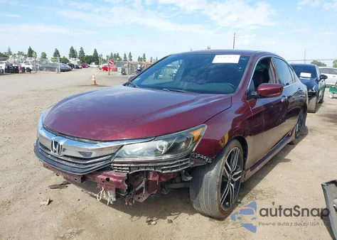2017 Honda Accord Sport from USA, damaged, VIN 1HGCR2F53HA230382